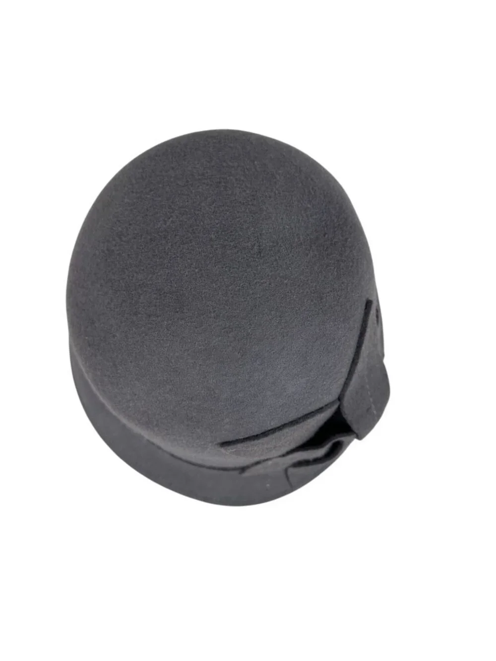 Nine West Womens Black Wool Cloche Hat With Bow Accent